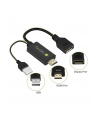 TECHLY Adapter HDMI z Zasilaniem USB na DisplayPort 4K 30Hz - nr 17
