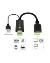 TECHLY Adapter HDMI z Zasilaniem USB na DisplayPort 4K 30Hz - nr 18