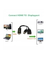 TECHLY Adapter HDMI z Zasilaniem USB na DisplayPort 4K 30Hz - nr 19