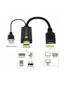 TECHLY Adapter HDMI z Zasilaniem USB na DisplayPort 4K 30Hz - nr 8