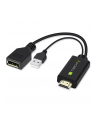 TECHLY Adapter HDMI z Zasilaniem USB na DisplayPort 4K 30Hz - nr 15