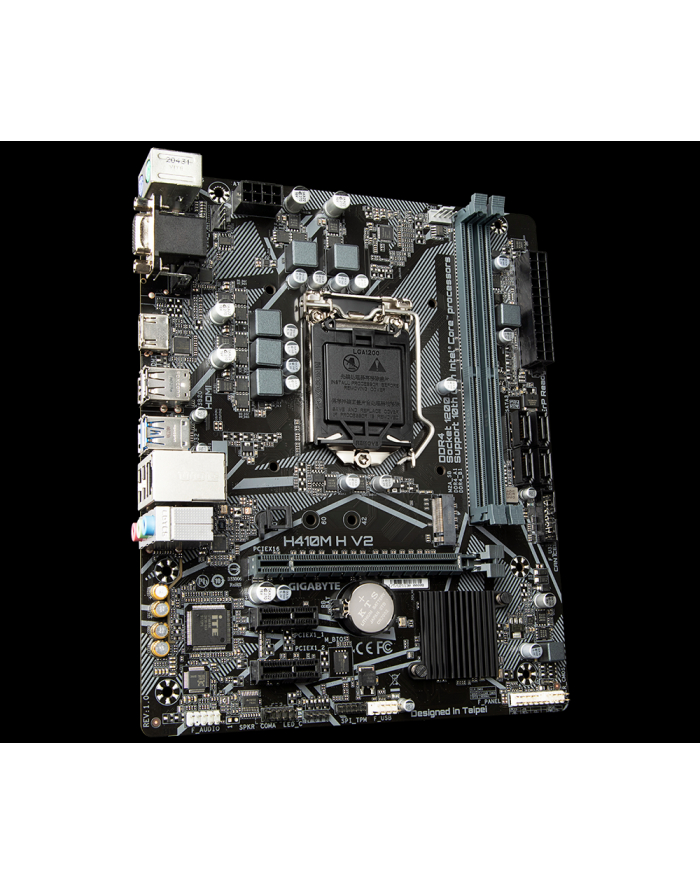 GIGABYTE H410M H V2 LGA 1200 DDR4 1xM.2 4xSATA mATX MB główny