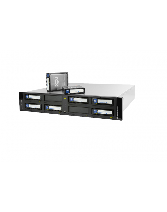 tandberg data TANDBERG RDX QuikStation 8 RM 8-bay 2x 10Gb Ethernet removable disk array 2U rackmount główny