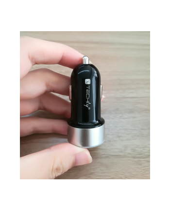 TECHLY Samochodowa Ładowarka 2x USB 5V 4.8A 24W