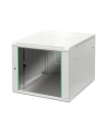 DIGITUS 9U wall mounting cabinet Dynamic Basic 505.05x600x600mm color grey RAL 7035 incl. rear side profile rails - nr 3