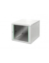 DIGITUS 9U wall mounting cabinet Dynamic Basic 505.05x600x600mm color grey RAL 7035 incl. rear side profile rails - nr 4