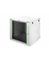 DIGITUS 9U wall mounting cabinet Dynamic Basic 505.05x600x600mm color grey RAL 7035 incl. rear side profile rails - nr 5