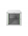 DIGITUS 9U wall mounting cabinet Dynamic Basic 505.05x600x600mm color grey RAL 7035 incl. rear side profile rails - nr 7