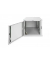 DIGITUS 9U wall mounting cabinet Dynamic Basic 505.05x600x600mm color grey RAL 7035 incl. rear side profile rails - nr 9