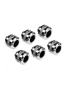 Alphacool Eiszapfen PRO 13mm HardTube Fitting G1 / 4 - Chrome Sixpack, connection - nr 18