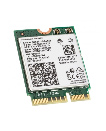 Intel WLAN-AC 9462 M.2 non vPro bulk