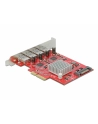 DeLOCK PCIe x4> 4x external USB-A 3.2 Gen 2, USB controller - nr 1