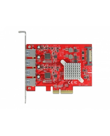 DeLOCK PCIe x4> 4x external USB-A 3.2 Gen 2, USB controller nr 1