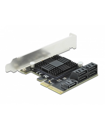 DeLOCK PCIe 5P SATA x4 LP 90498