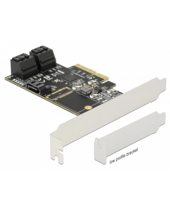 DeLOCK PCIe 5P SATA x4 LP 90498