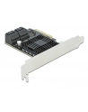 DeLOCK PCIe 5P SATA x4 LP 90498 - nr 34