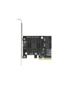 DeLOCK PCIe 5P SATA x4 LP 90498 - nr 5