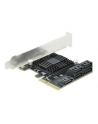 DeLOCK PCIe 5P SATA x4 LP 90498 - nr 6