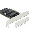 DeLOCK PCIe 5P SATA x4 LP 90498 - nr 8