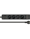 DeLOCK socket strip 4-way with surge protection and USB charger - nr 4