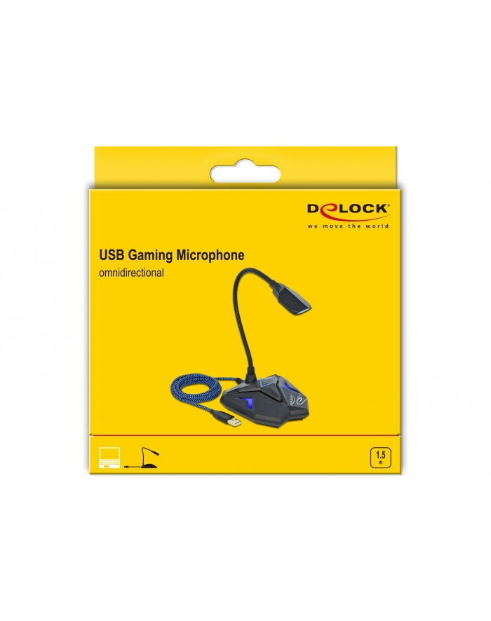 DeLOCK desktop USB gaming microphone główny