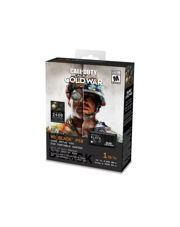 Western Digital SSD 1TB P50 Game Drive COD USB-C WES główny