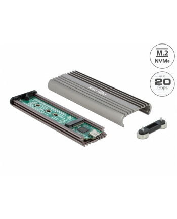 DeLOCK Ext.Ge. M.2 PCIe with SupS USB-C bu - USB 20 Gbps