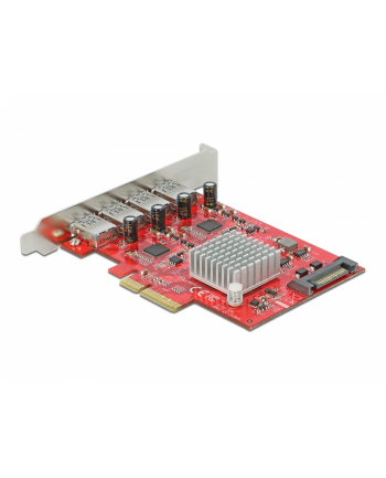 DeLOCK PCIe x4> 4x external USB-A 3.2 Gen 2, USB controller