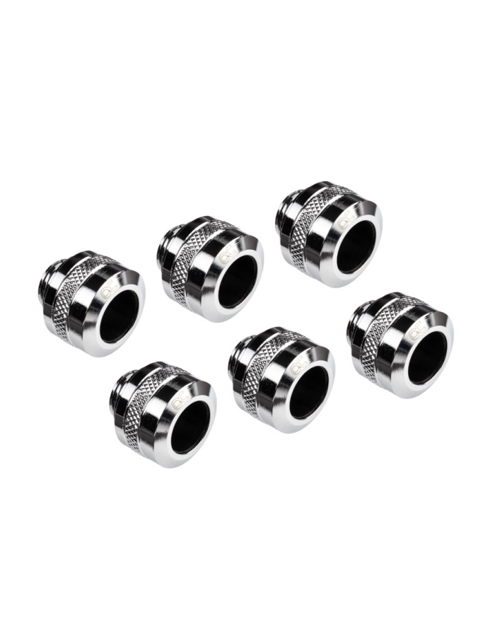 Alphacool Eiszapfen PRO 13mm HardTube Fitting G1 / 4 - Chrome Sixpack, connection główny