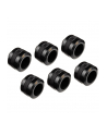 Alphacool Eiszapfen PRO 16mm HardTube Fitting G1 / 4 - Deep Black Sixpack, connection - nr 13