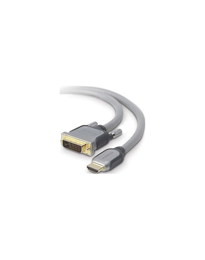 goobay DVI-D / HDMI gold-plated 1m - DVI-D ST> HDMI St główny