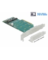 DeLOCK PCI Express x8 card to 2 x internal NVMe M.2 Key M - bifurcation, controller - nr 11