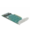 DeLOCK PCI Express x8 card to 2 x internal NVMe M.2 Key M - bifurcation, controller - nr 16