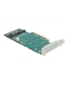 DeLOCK PCI Express x8 card to 2 x internal NVMe M.2 Key M - bifurcation, controller - nr 5