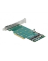 DeLOCK PCI Express x8 card to 2 x internal NVMe M.2 Key M - bifurcation, controller - nr 8