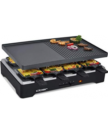 Cloer raclette grill 6446 1200W Kolor: CZARNY
