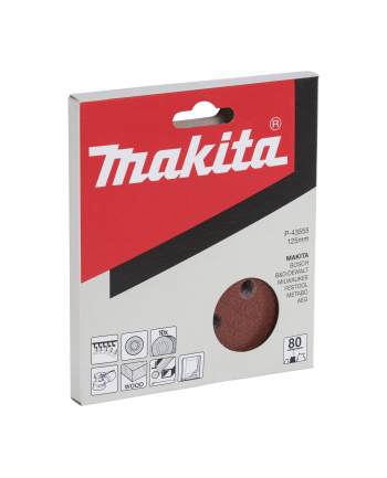 Makita sandpaper 125mm K80 - P-43555 nr 2