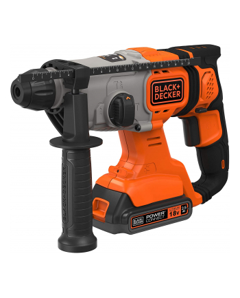 Kolor: CZARNY+decker BLACK + D-ECKER cordless combination hammer BCD900E2K, 18Volt, rotary hammer