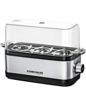 Rommelsbacher egg cooker ER 300 up to 3 silver eggs