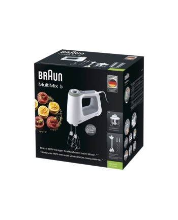Braun hand mixer HM 5137 750 W Kolor: BIAŁY - MultiMix 5 nr 1