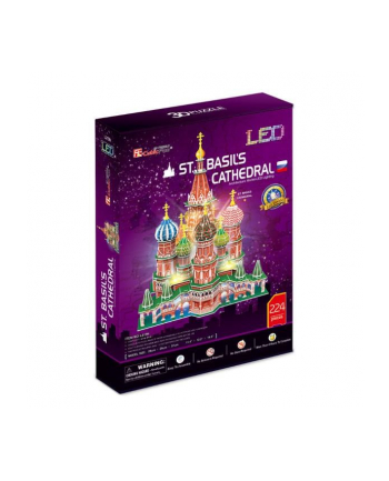 dante Puzzle 3D LED Katedra św. Basils L519H