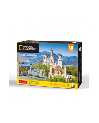 dante Puzzle 3D National Geograpfic zamek Neuschwanstein DS0990H