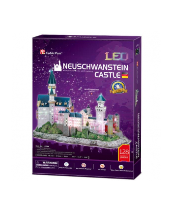 dante Puzzle 3D National Geograpfic LED Zamek Neuschwanstein L174H