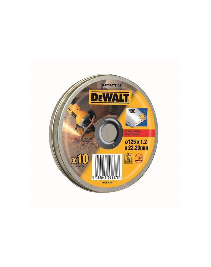 Dewalt cutting disc DT42340TZ-QZ stainless steel - flat 125mmx1.2mm główny