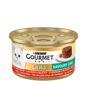 purina nestle GOURMET GOLD - Savoury Cake z Wołowiną i pomidorami 85g