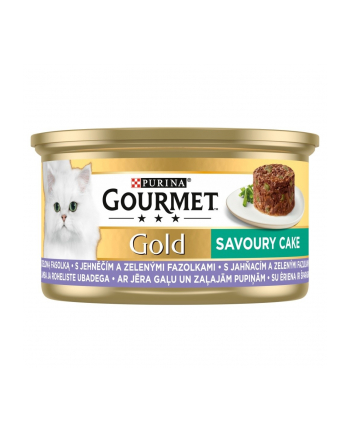 purina nestle GOURMET GOLD - Savoury Cake z Jagnięciną i zieloną fasolą 85g