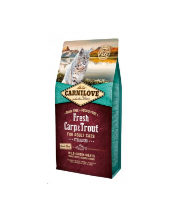 brit CARNILOVE CAT FRESH CARP ' TROUT STERILISED  6KG