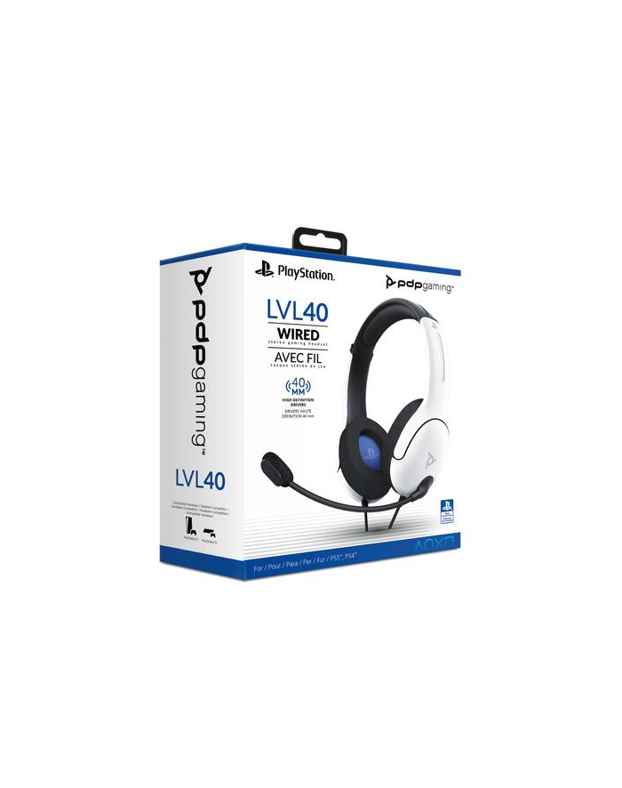 PDP Play Station 4 LVL40 Headset biały główny