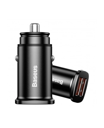 BAS(wersja europejska)S ŁADOWARKA SAMOCHODOWA SQUARE 2XUSB QC30 5A