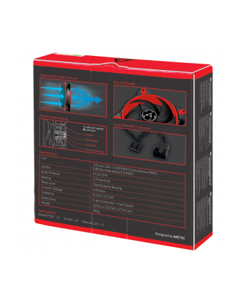 arctic cooling WENTYLATOR ARCTIC BIONIX P120 (RED) 120mm